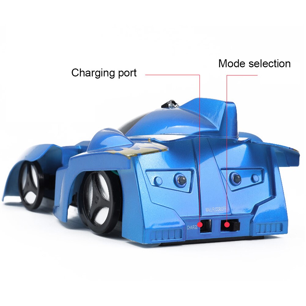 Muur Klimmen Licht Dual Modi Elektrische Voertuig Anti-Zwaartekracht Kids Stunt Auto Speelgoed Usb Oplaadbare Afstandsbediening Auto Kinderen speelgoed