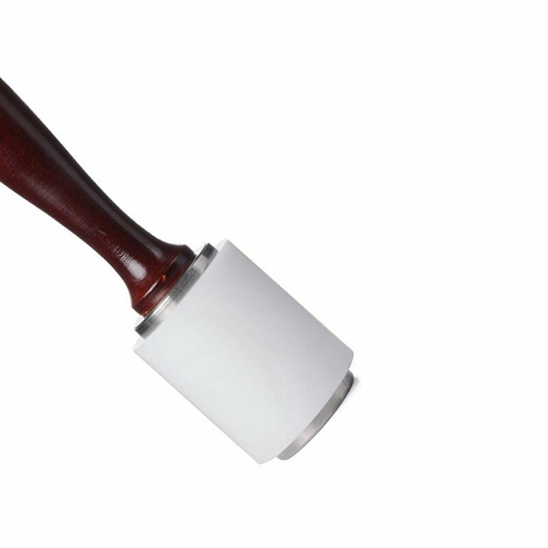 Läder carving hammar kit trä pyssel hantverk kohud punch cutter handgjorda hammare verktyg med handtag läder hantverksverktyg