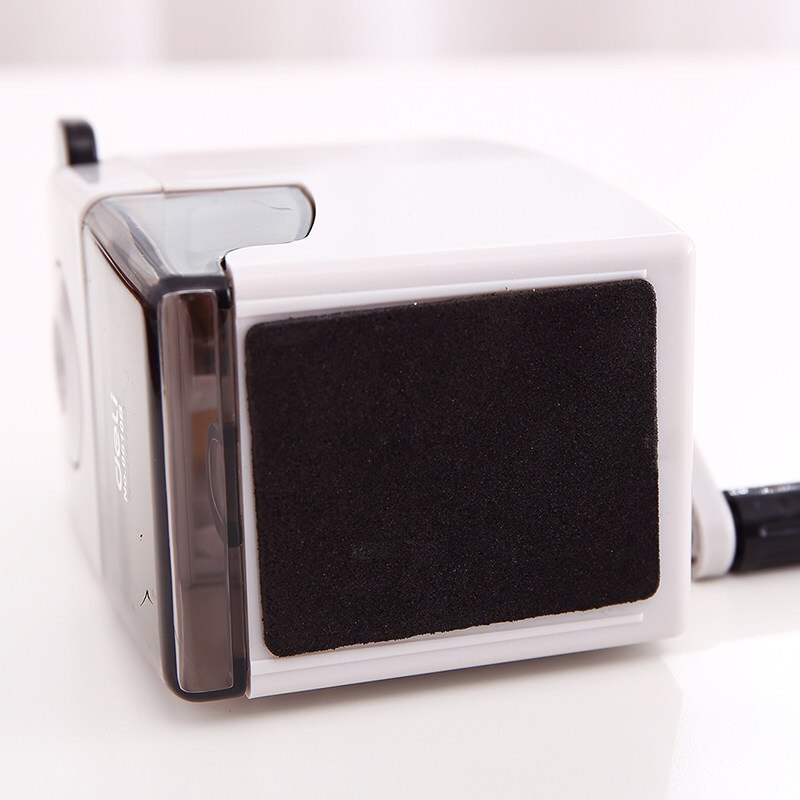 Deli-afilador de lápices 0610B para oficina, máquina de corte de lápiz de manivela, tipo básico, Metal, 1 pieza, 2 colores, blanco y negro