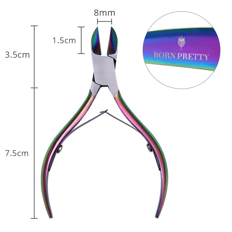 Geboren Pretty Chameleon Nail Teennagel Clipper Trimmer Nipper Cutter Ingegroeide Rvs Pedicure Care Nail Art Gereedschap