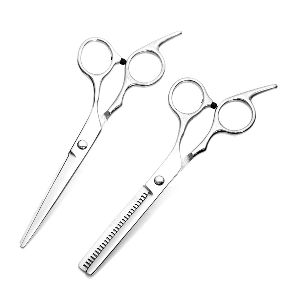 6 Inch Flat Shear Dental Shear Stainless Steel Hair Scissors Hairdressing Scissors