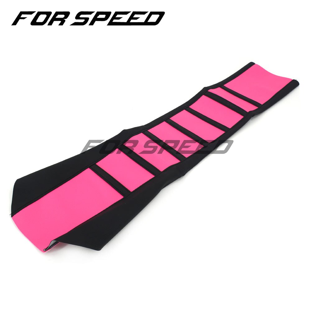 Wzrost jakości uniwersalny gumowy chwytak miękkie pokrycie siedzenia dla Honda Suzuki Kawasaki Yamaha motocross motocykl: różowy