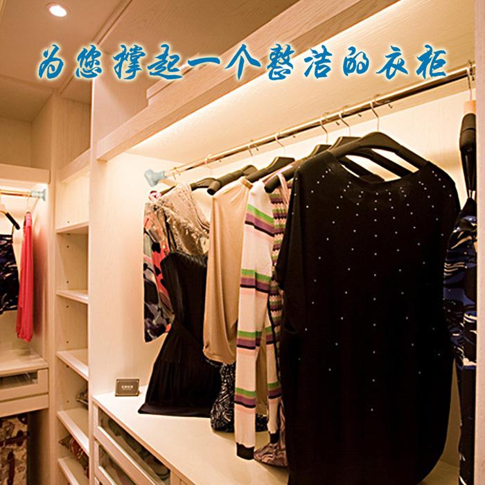 Free perforated multi-standard shower curtain rod thick stainless steel telescopic retractable curtain rod shower curtain rod