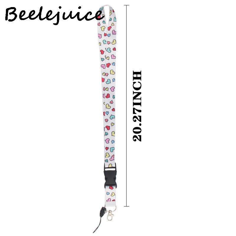 Kleurrijke Regenboog Liefde Lanyards Cool Neck Strap Omboordsels Linten Telefoon Keys Id Kaarthouder Lanyard Voor Sleutels Diy Hang Touwen