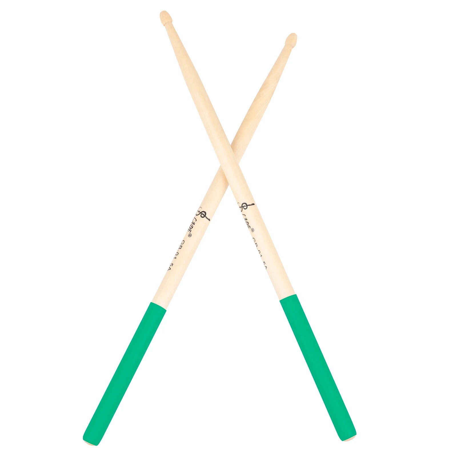 SLADE baquetas de arce profesionales, accesorios de percusión de madera, 5 colores, piezas de instrumentos musicales, 1 par, 5A: Verde