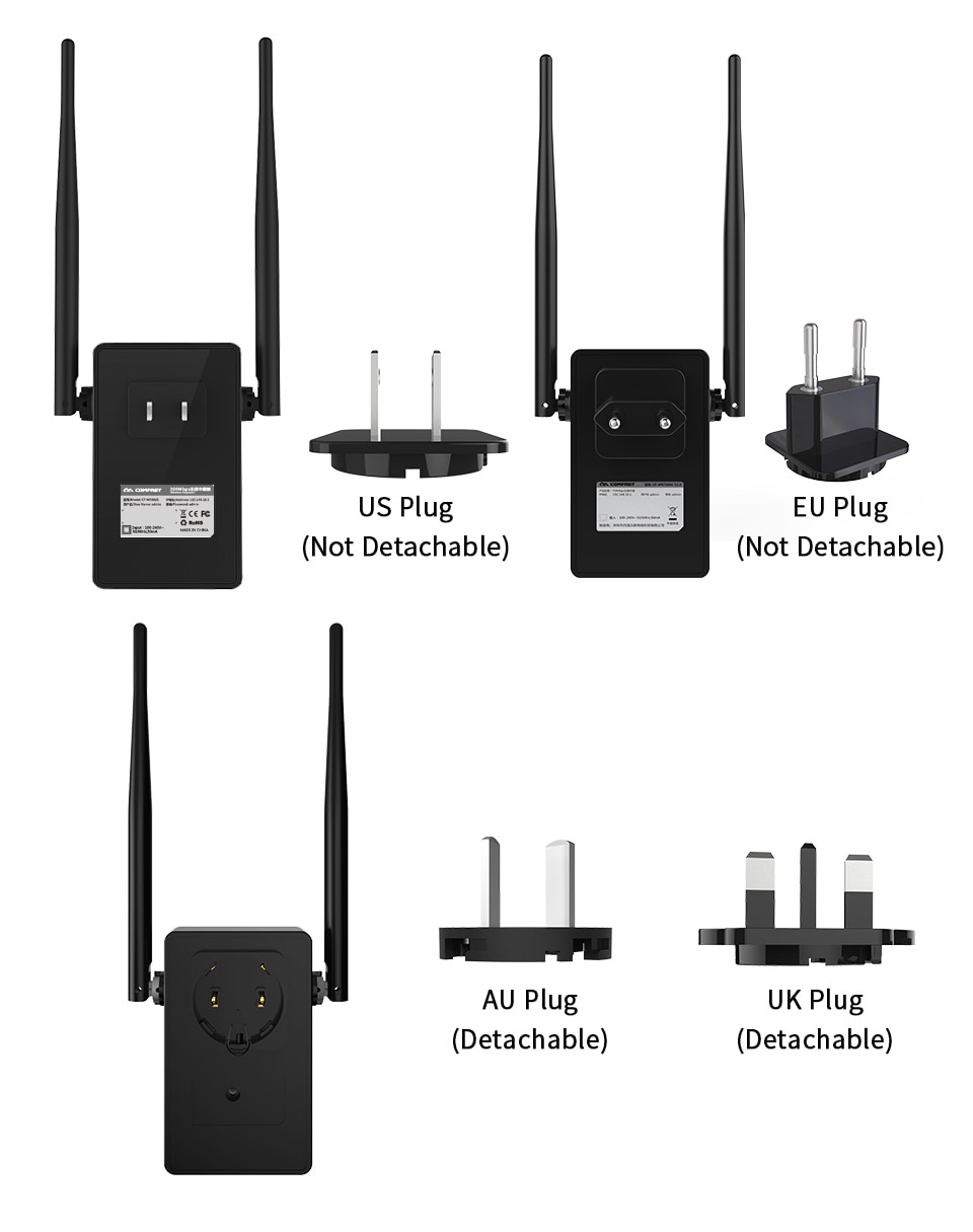 300Mbps Comfast 2.4Ghz Wireless Wifi Router High Power 2*5dbi Antenna Wifi Repeater Wifi Extender Long Range Wlan Wi-fi amplifie