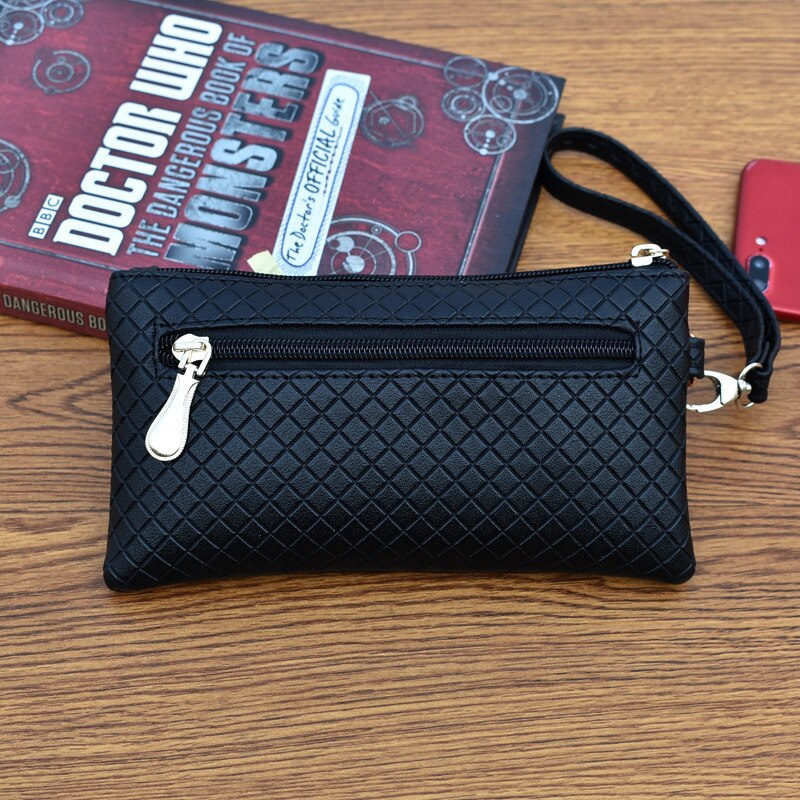 Women's Clutch Bag Spring Simple Women's Clutch Bag Korean Embossed Plaid Small Bag Shopping Middle-aged Coin Purse