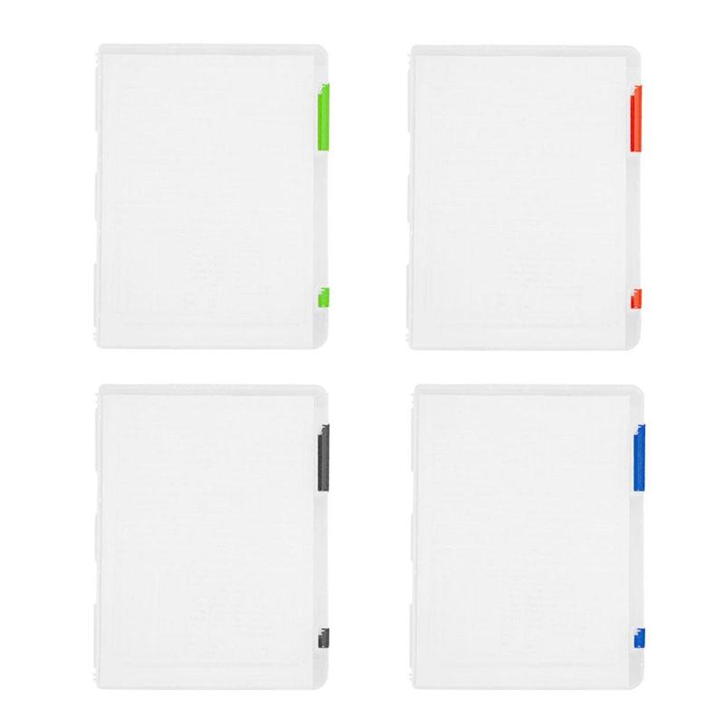 1 Pc Bestand Doos Plastic Document Papier Vullen Bestand Case Size Ortable Levert Met Ducoment A4 Briefpapier School Opslag Hold q5W5