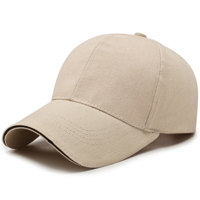 Men's Cotton Classic Baseball Cap Adjustable Buckle Closure Dad Hat Sports Golf Cap Casual Gorras Hip Hop Dad Hats For Men: light beige