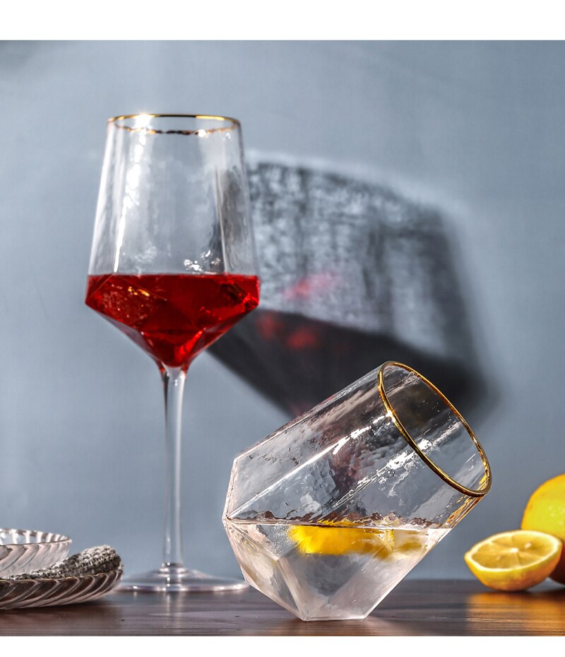2 stk guld, hamret, champagneglas, vinglas, bæger-champagneglas sæt  of 2