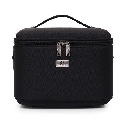 Make Up Bag Women Shoulder Cosmetic Case Female Beauty Brush Waterproof Makeup Box Toiletry Suitcases: L black