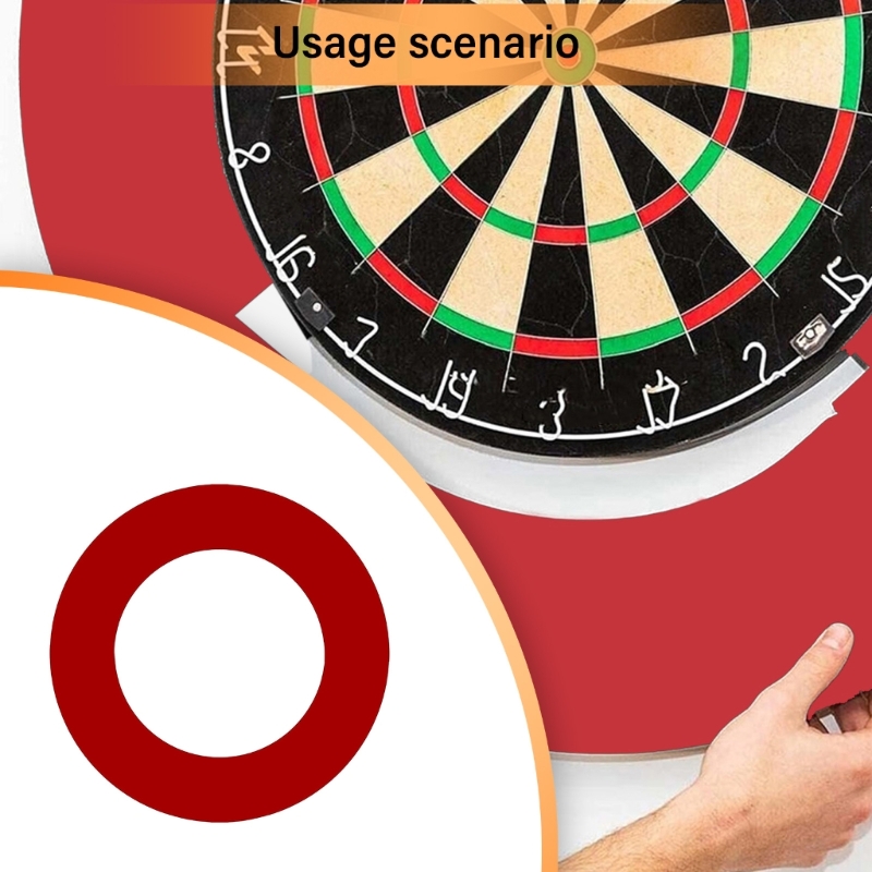 Jeu de fléchettes rond pour la maison et les salles de jeux, anneaux de protection murale