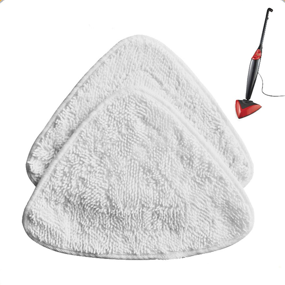 Wasbare Steam Mop Pads Vervanging Driehoek Doek Cleaning Floor Tool Voor Vileda Oceda Spuiten Stoom Mop Cleaning Floor Tool: 2PC