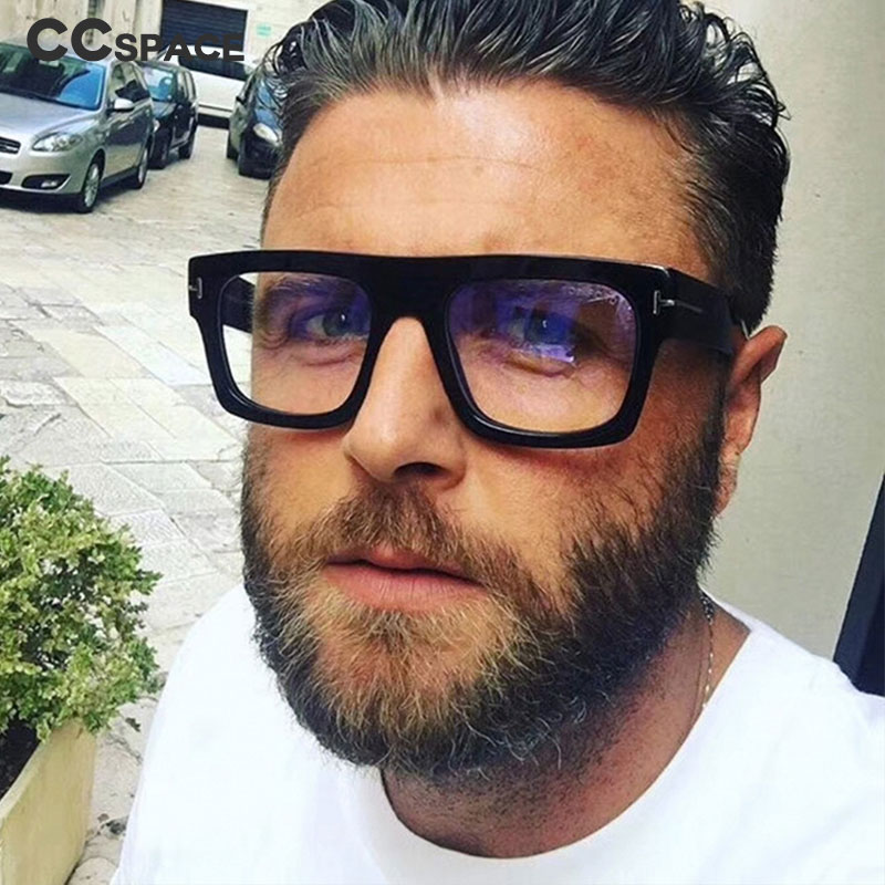 45718 Square Glasses Frames Men Women Optical Computer Glasses
