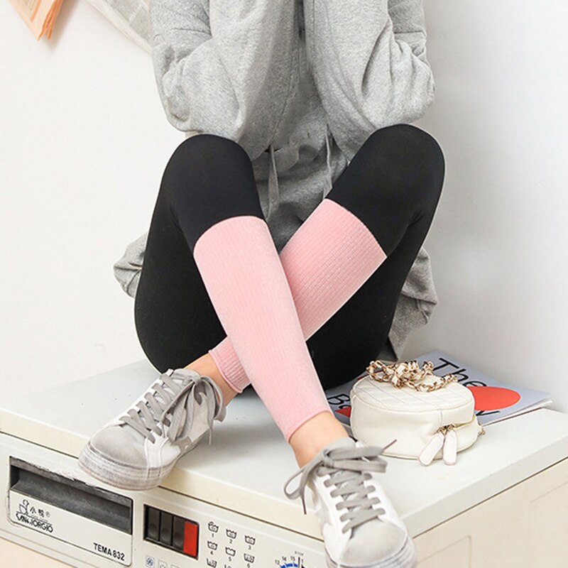 Newly Women High Elasticity Leggings Autumn Winter Thick Warm Legging Stretch Pants BN99: Black pink