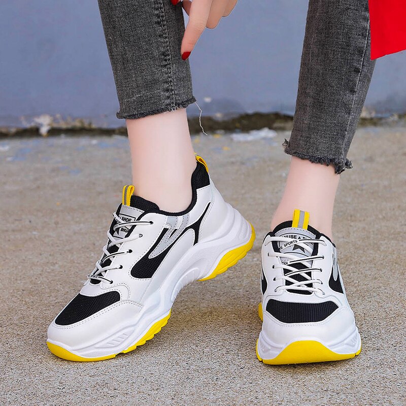 Women's Training Shoes Women,Heightened Sneakers,Ins Fitness Shoes,Yoga Shoes,Sneakers,Size 35-40