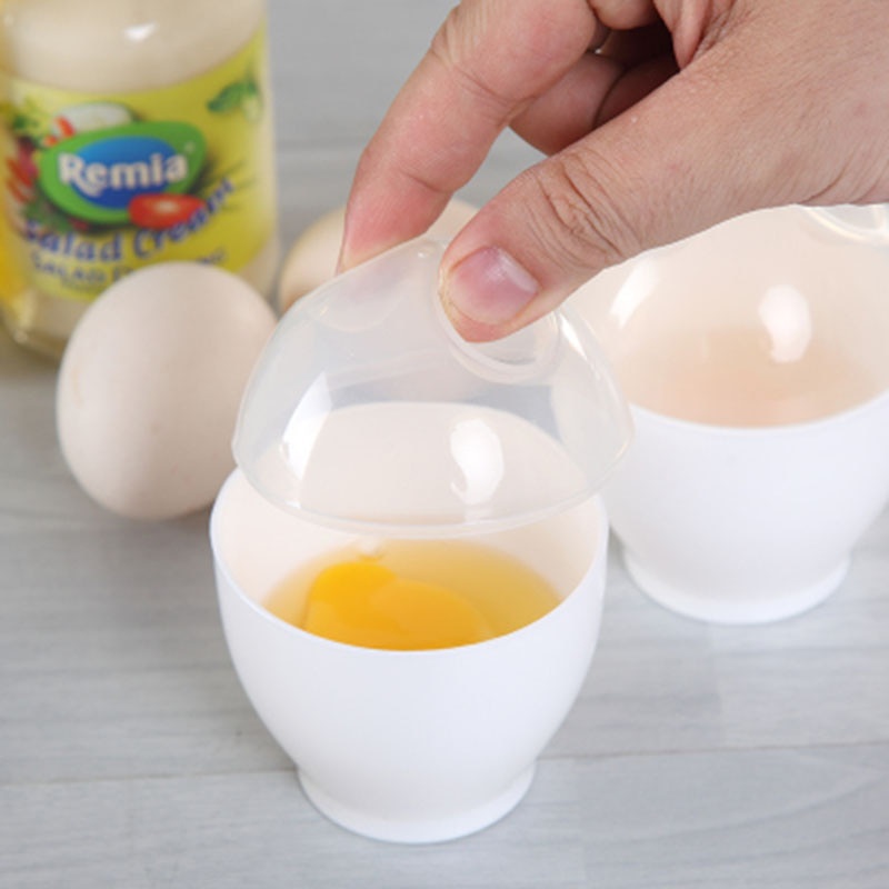 Perfekt kogt æg mikrobølgeovn æg madlavning kop æg bolier