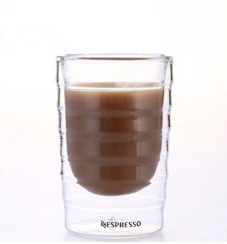 Nespresso Caneca hand blown double wall whey protein canecas Nespresso coffee mug espresso coffee cup thermal glass
