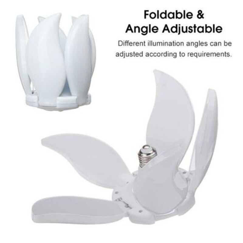 LED Garage Light Ceiling Lights 85-265V 30-75W Fixture Deformable Lamp Workshop Stadium LED Industrial Lighting Deformation Lamp