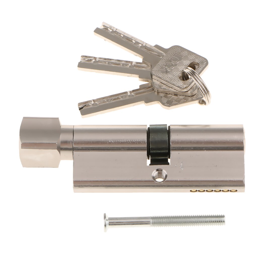 90Mm Cilinderslot Met Duim Turn Aluminium Body Geborsteld Afwerking Lock Core Europrofielcilinder