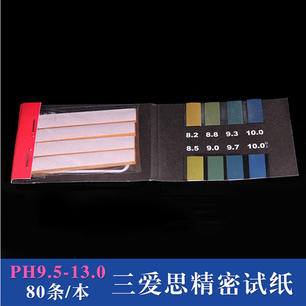 80 Strips/pack pH Teststrips Precisie Test Papier zuur-base indicator test pape