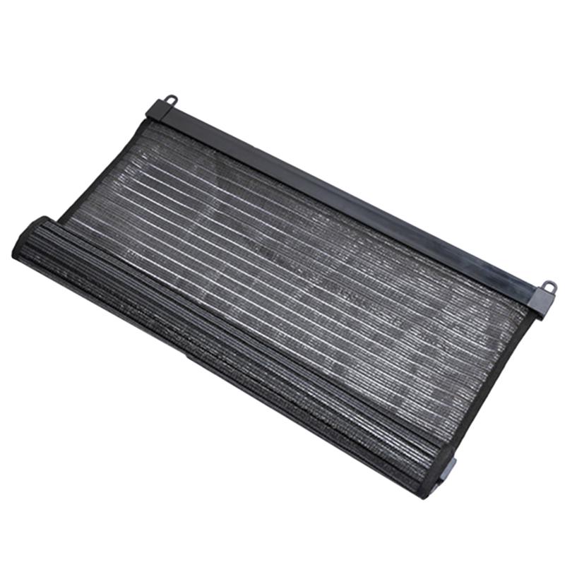 1pc rullgardiner stansningsfri solskyddsgardin för hem sovrum vardagsrum butik  (135 x 60cm ): Mörkgrå