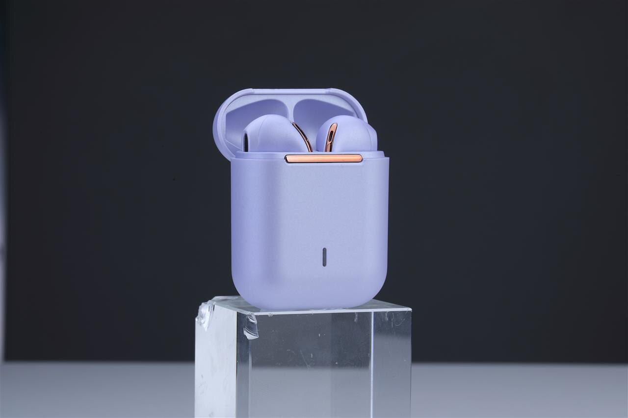 J18 TWS Bluetooth écouteurs sans fil casque pour Smartphone Sports en plein air positionnement tactile Popup stéréo HD micro casques: New J18-purple