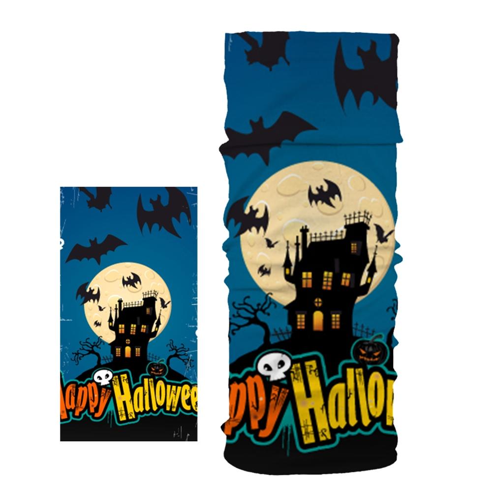 Stofdichte hoofdband halloween pompoen polyester unisex biker magische buis hoofdband naadloze hoofdband coole hoofdband sport hoofdband: 18