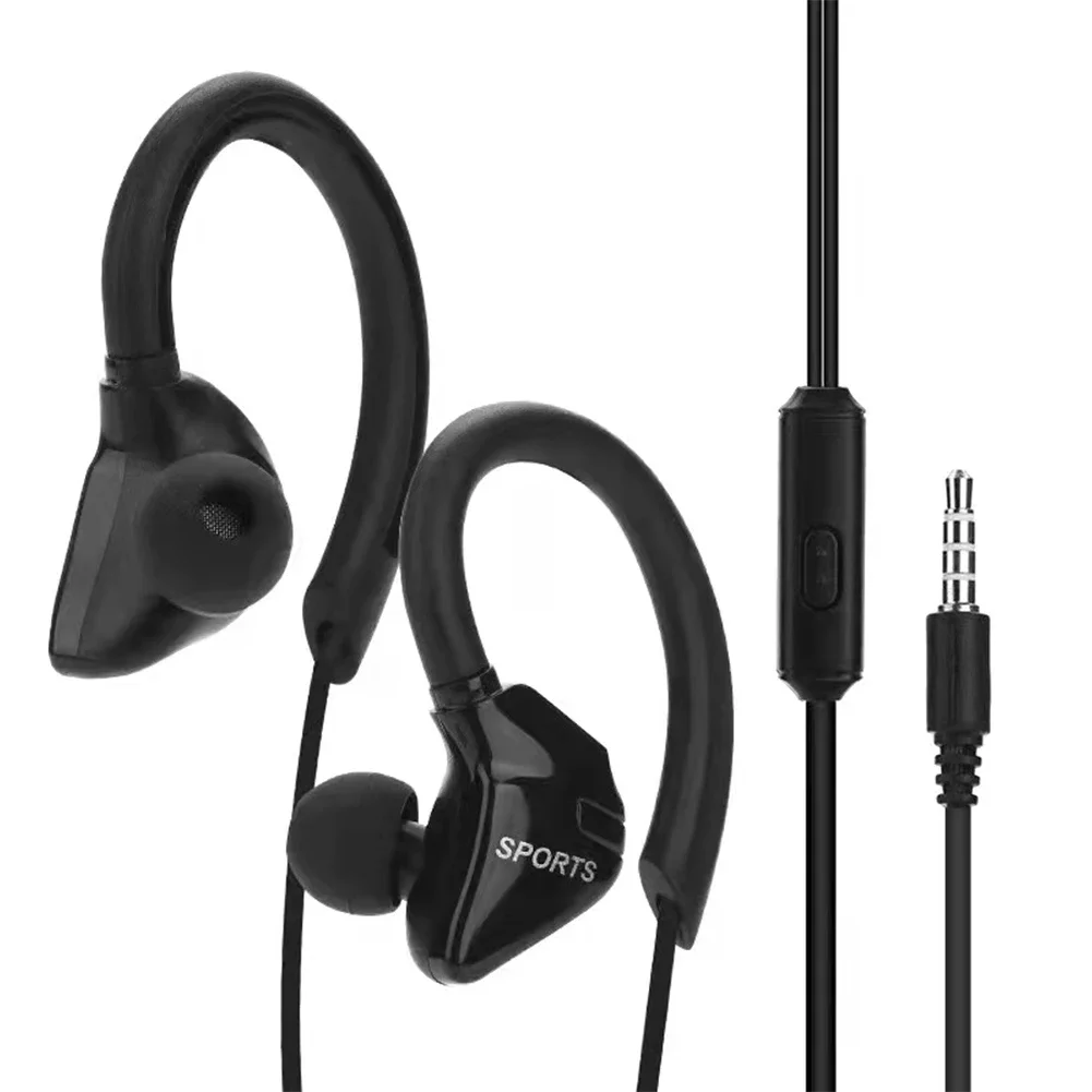 S760 Bedrade In-Ear Waterdichte Oortelefoon Oorhaak Oordopjes Stereo Super Bass Hoofdtelefoon Sport Headset Met Microfoon