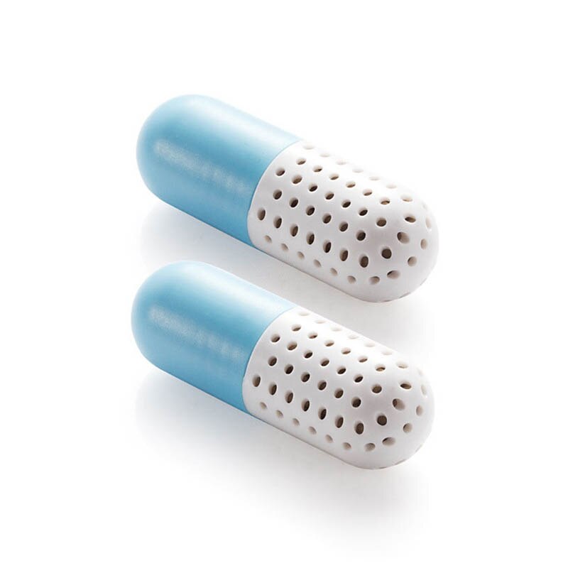 Capsule Vorm Cleaning Tools Home Accessoires Schoen Droger Deodorizer Vocht Proof Silicagel Geur Absorber Droogmiddel: Blauw