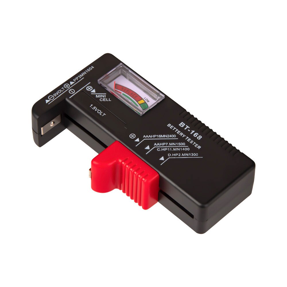 Digitale Batterie Tester 9V/1,5 V/AA/AAA Batterie Kapazität Tester Geschmack Zelle Volt Prüfer Universal- batterie Tester BT-168D: BT-168