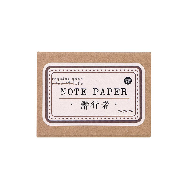 45 Stks/pak Vintage Kraftpapier Memo Notities Schrijven Pads Plakboek Decoraties Label Papier Voor Scrapbooking Diary Album Notebook