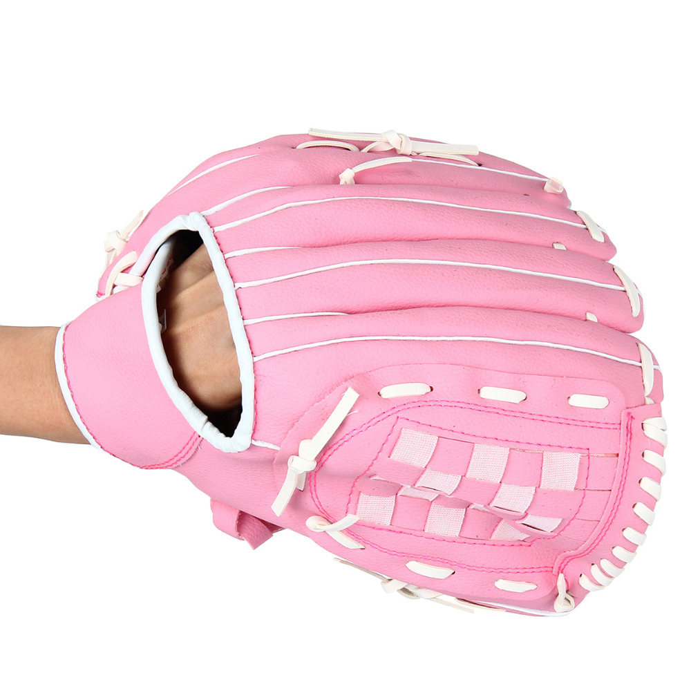 10.5/11.5/12.5 Inch Outdoor Sports Pink Baseball Glove Softball Practice Left Hand for Adult Man Woman Training