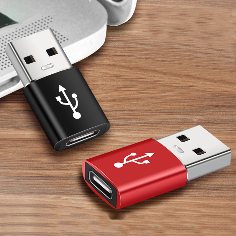 USB 3.0 to USB C 3.1 Adapter Mini Hi-Speed USB Type C Female to USB Type A Male Fast Charging Data Sync OTG Adapter Converter