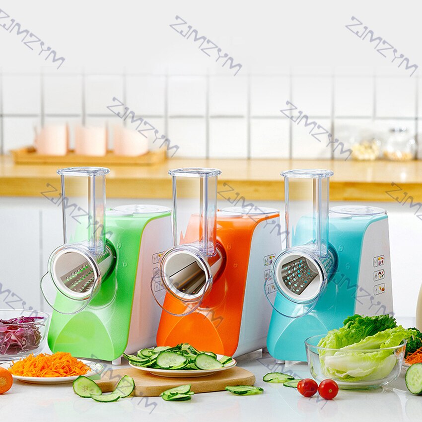 150W Multifunctionele Elektrische Salade Fruit Slicer Cutter Wortel Aardappel Chopper Groenten Rasp Snijmachine Keuken Tol