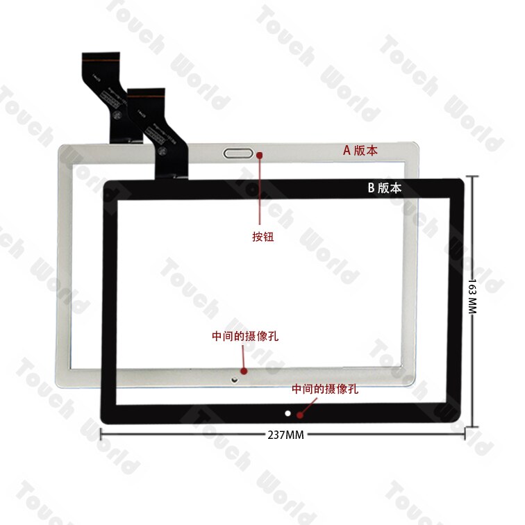 Yestel X7 10.1 &#39;&#39;Touch Screen Digitizer Yestel X7 Android 8.1 MTK8121 Touch Panel Angs-ctp-101306