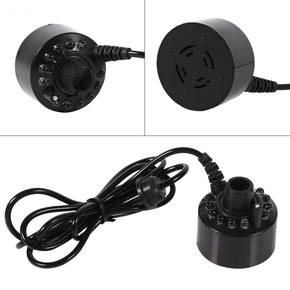 24V Kleur Veranderende Luchtbevochtiger Ultrasone Mist Maker Water Vijver Verstuiver Luchtbevochtigers 12 LED