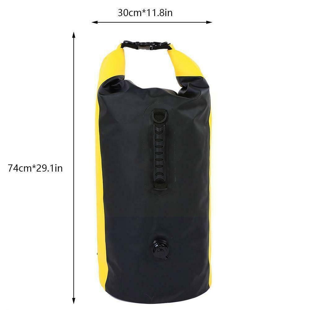 Outdoor Floating Bag 60l Waterproof And Inflatable Backpack River Backpack Camping Rafting Sports Large Water Capacity Z0n8