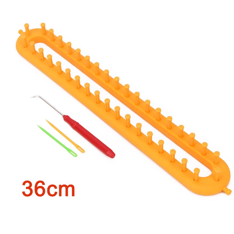 Rectangle Round DIY Knitting Loom Scarf Sweater Hat Shawl Stitching Knit Handmade Craft Weaving Braiding Tool: Royal Blue