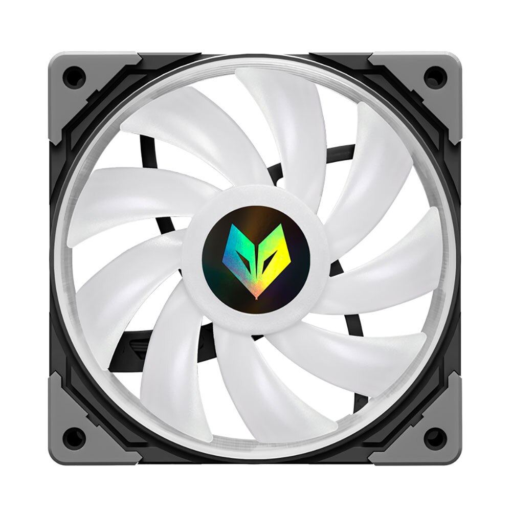 COOLMOON AS1 CPU Cooler 3 Pin ARGB FDB Bearing PWM PC Cooling Fan 120mm Darkflash DR12 PRO 120mm Cooling Fan RGB Adjust Speed: Black