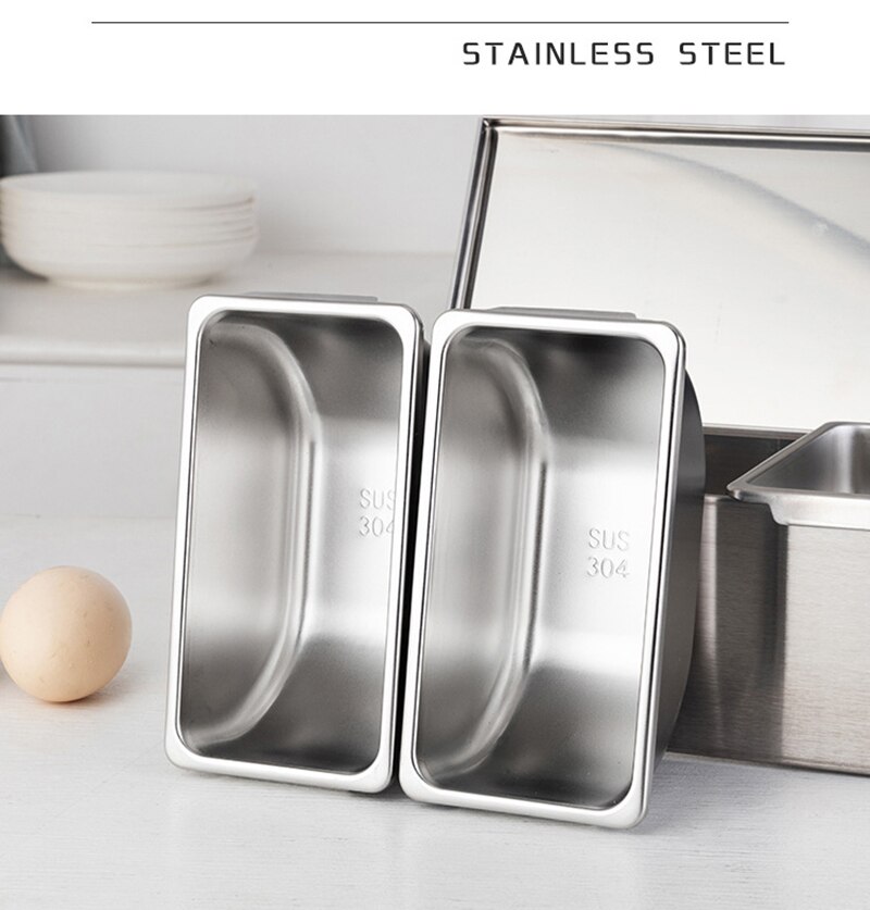 304 Rvs Hoogwaardige Kruiden Doos Hotel Kruiden Doos Met Deksel Opbergdoos Huishoudelijke Kruiden Tank Kruiden Doos