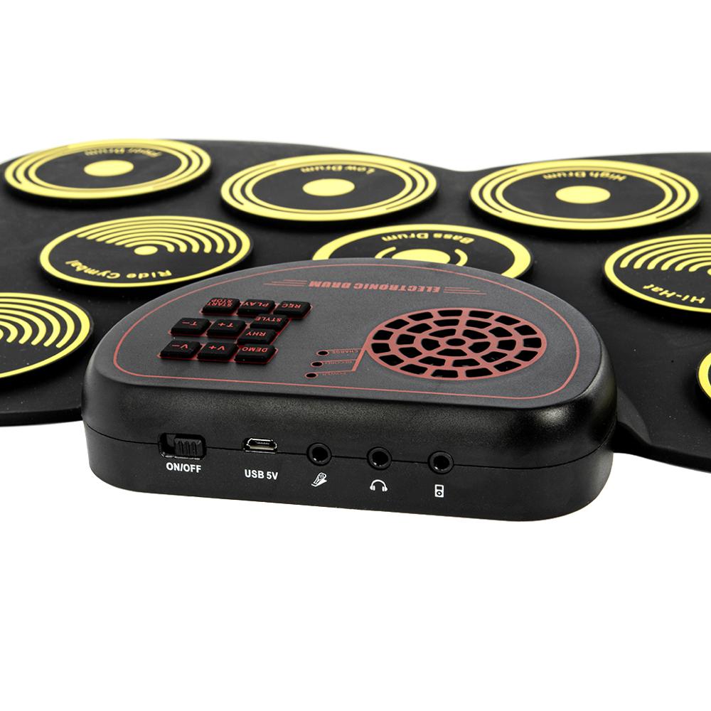 Hand-rolled Electronic Drum Adult Children Beginners Home Portable Rack Drums