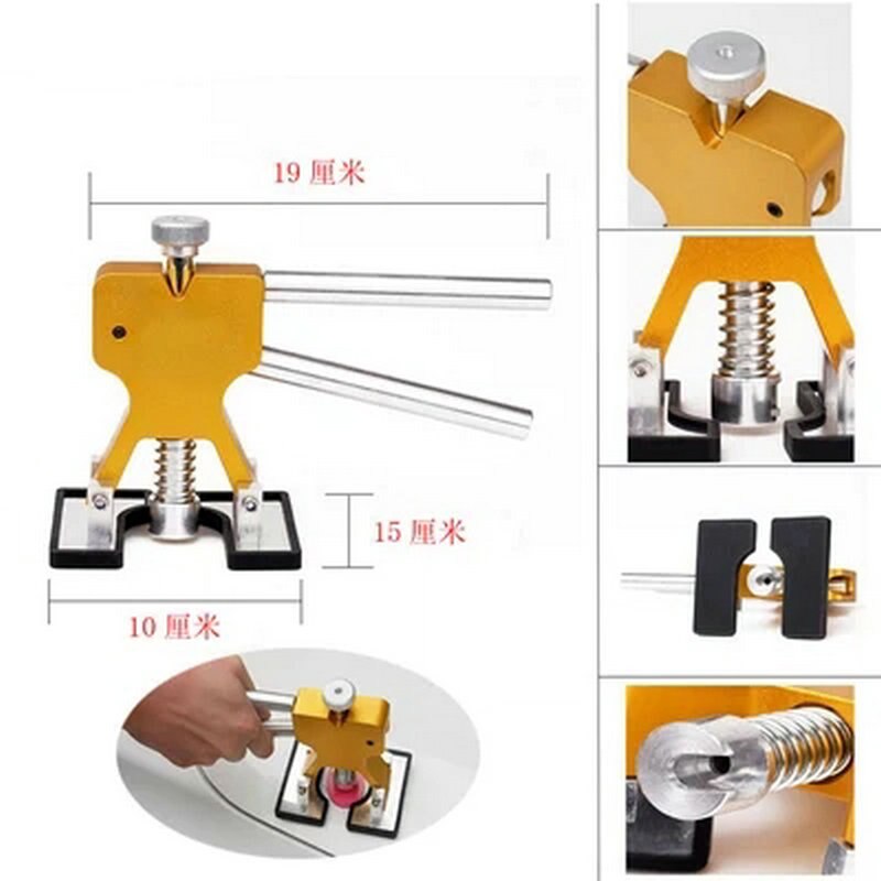 Pdr Gereedschap Carkit Dent Lifter Verveloos Dent Repair Removal Tool Kit Hagel Schade Reparatie Tools Auto Body Dent Repair hand Tool