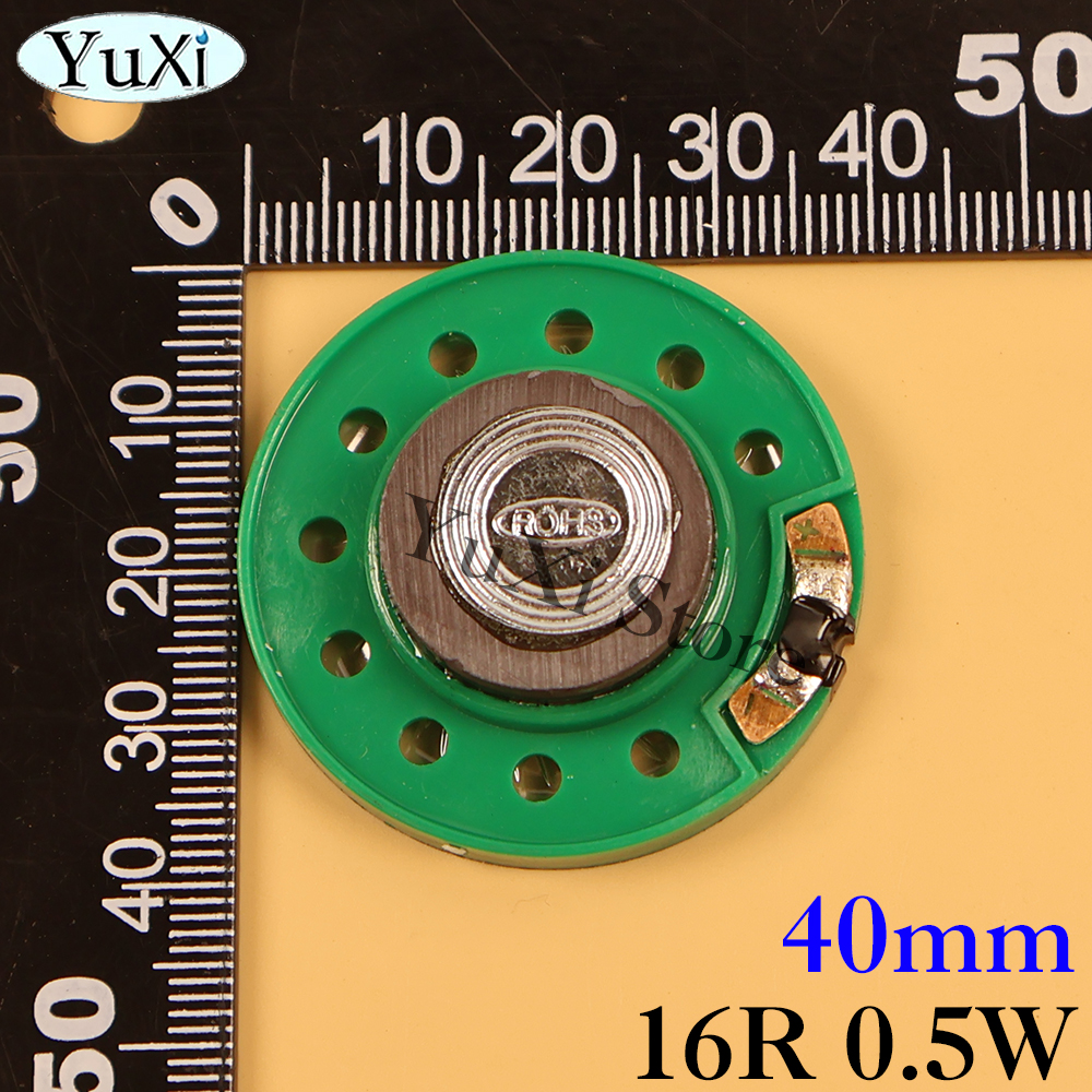 2 uds 16 Ohm 0,5 W 0,25 W altavoz de bocina 16R diámetro 21mm 23mm 27mm 29mm 36mm 40mm 20mm altavoces ultrafinos: Azul