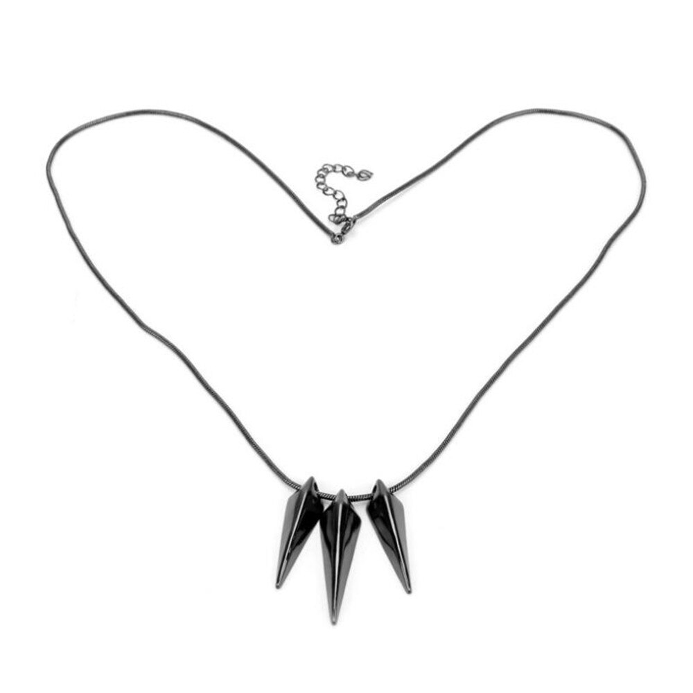 retro movie peripheral black panther with the same wolf tooth necklace men domineering hip-hop party pendant