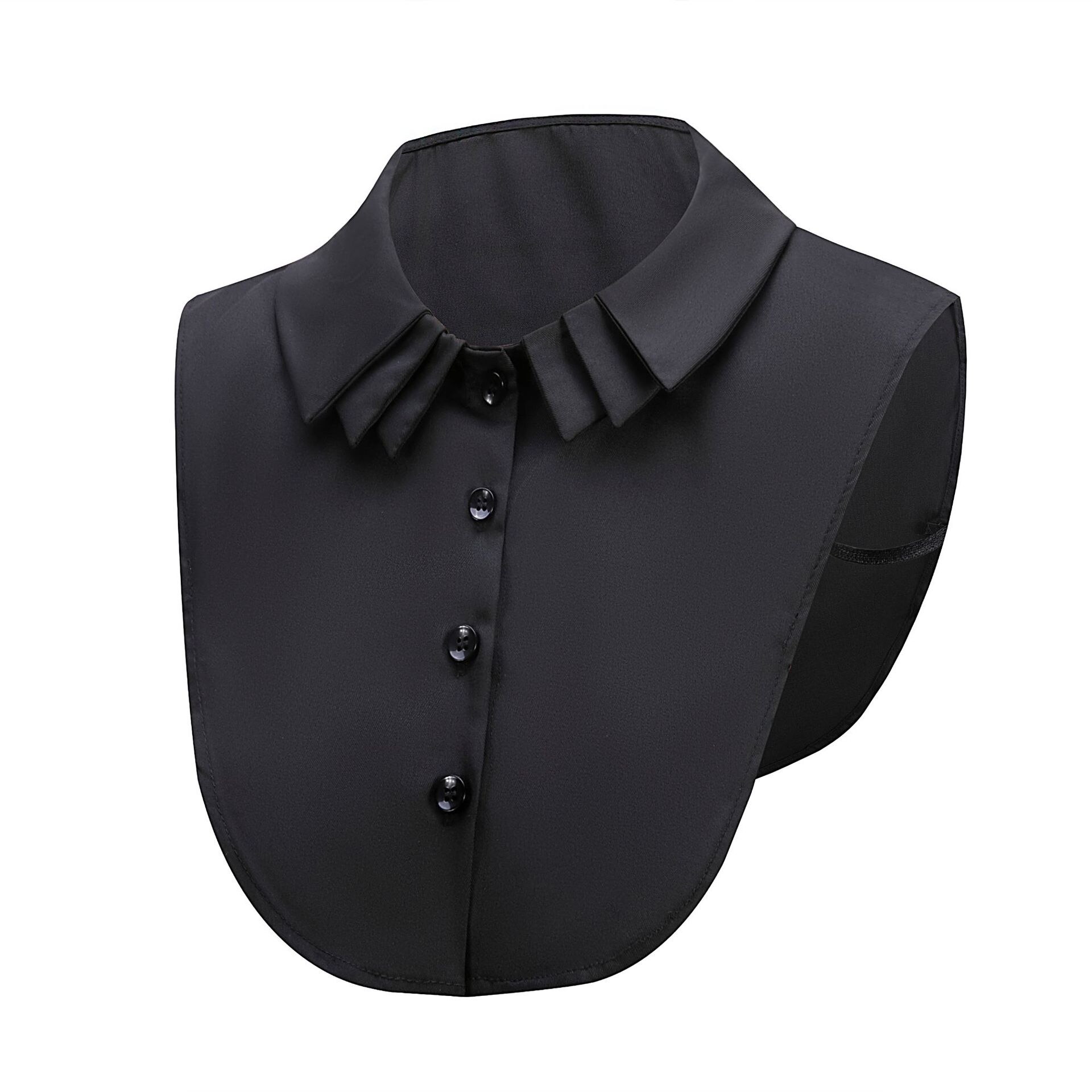 2022 Vrouwen Afneembare Revers Nep Kraag Ruches Kant Overhemd Valse Kraag Blouse Verwijderbare Valse Half Shirt Blouse Decoratie