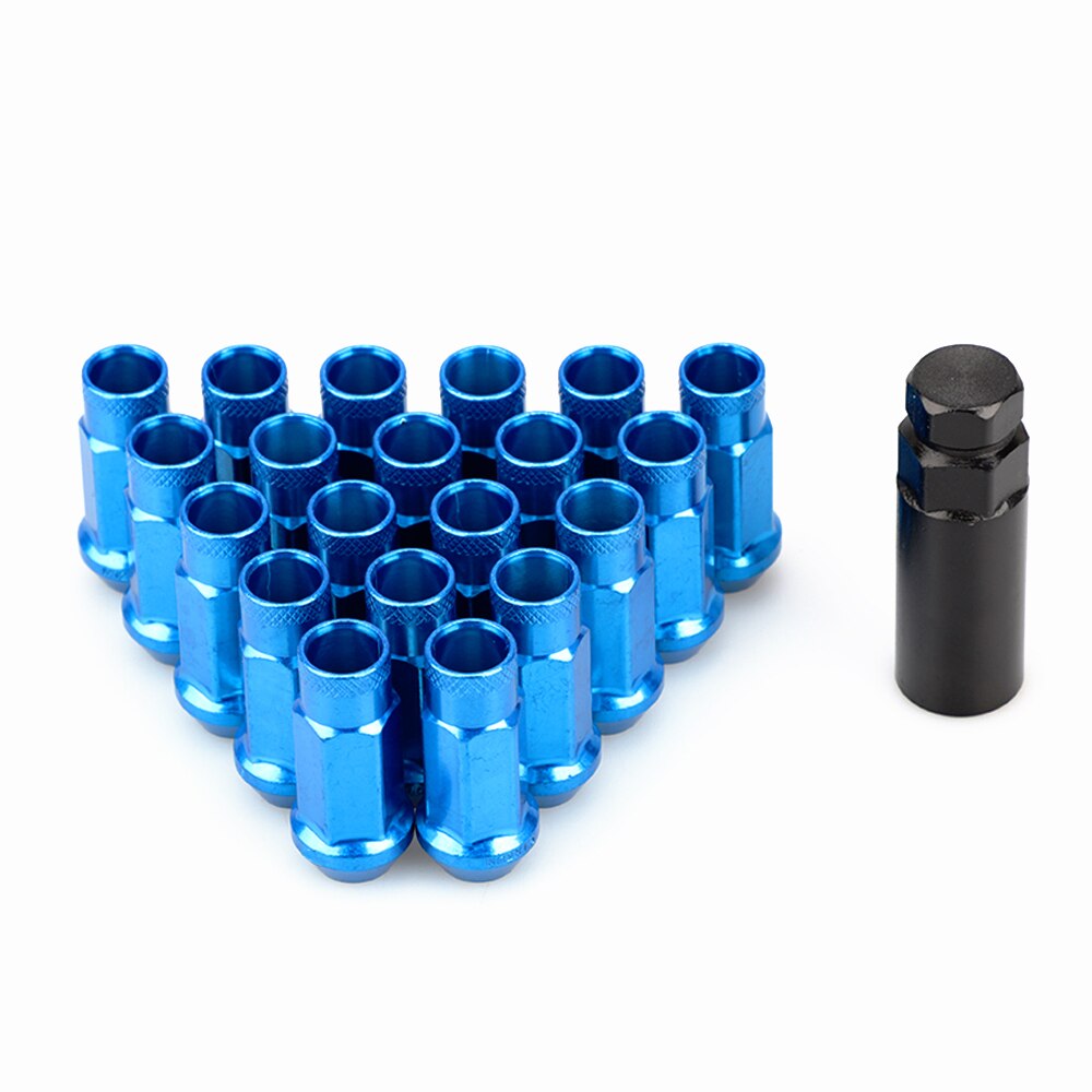 Steel Lug Nuts Set M12x1.25 17mm Hex Car Wheel Nut