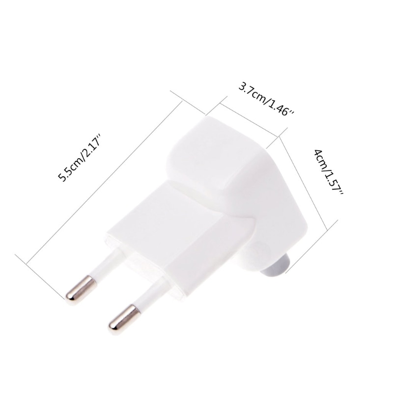 Laptop EU plug For Apple Macbook Travel Charger AC Plug Adapter Converter