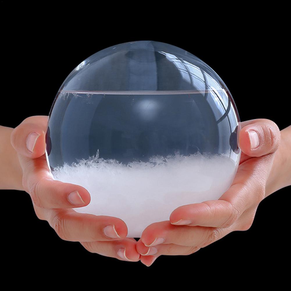 Glass Weather Station Light Up Weather Forecaster Barometer Droplet Storm Glass -Shaped Storm Glass Bottle For Home