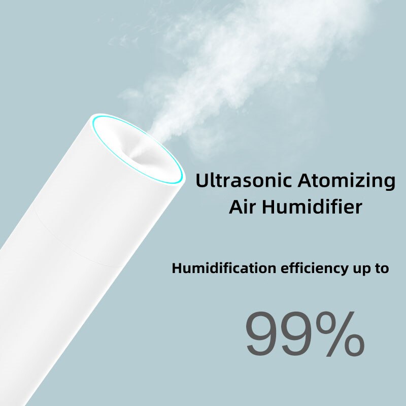 250ml USB Car Ultrasonic Humidifier/ Battery Portable Diffuser Silent Cool Mist Maker For Summer 4-8 Hours Work Desk Humidifier